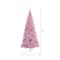 4.5ft. Unlit Pink Fir Slim Artificial Christmas Tree